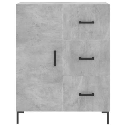 Komoda siva boja betona 69,5x34x90 cm od konstruiranog drva - Beton siva 1 Cijena