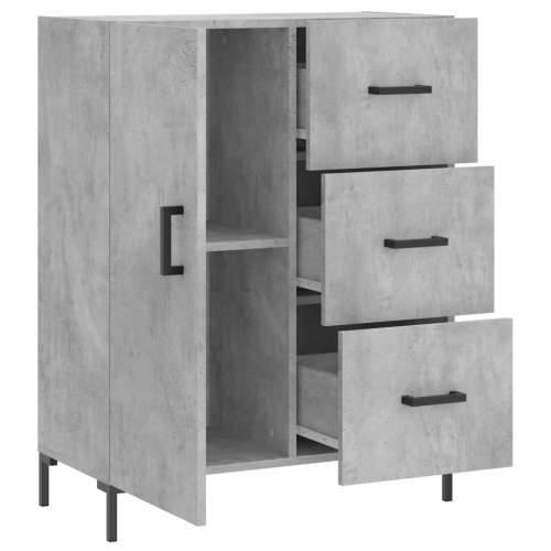 Komoda siva boja betona 69,5x34x90 cm od konstruiranog drva - Beton siva 1 Cijena