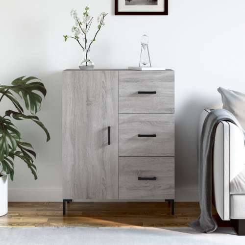 Komoda boja hrasta sonome 69,5 x 34 x 90 cm konstruirano drvo Sivi hrast sonoma 1 Cijena