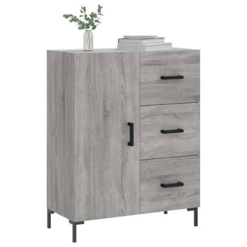 Komoda boja hrasta sonome 69,5 x 34 x 90 cm konstruirano drvo - Sivi hrast sonoma 1 Cijena