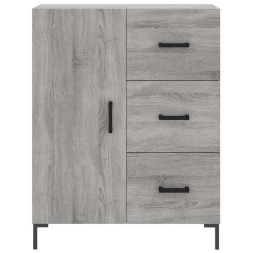 Komoda boja hrasta sonome 69,5 x 34 x 90 cm konstruirano drvo - Sivi hrast sonoma 1 Cijena