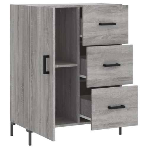 Komoda boja hrasta sonome 69,5 x 34 x 90 cm konstruirano drvo - Sivi hrast sonoma 1 Cijena