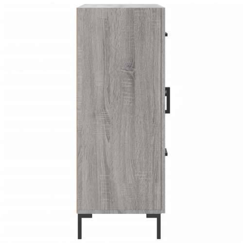 Komoda boja hrasta sonome 69,5 x 34 x 90 cm konstruirano drvo - Sivi hrast sonoma 1 Cijena