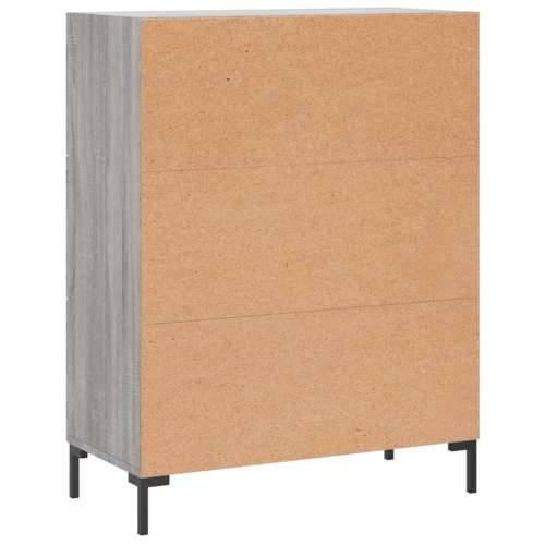 Komoda boja hrasta sonome 69,5 x 34 x 90 cm konstruirano drvo - Sivi hrast sonoma 1 Cijena