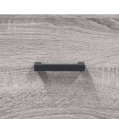 Komoda boja hrasta sonome 69,5 x 34 x 90 cm konstruirano drvo - Sivi hrast sonoma 1 Cijena