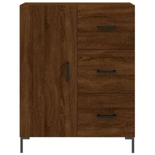 Komoda boja smeđeg hrasta 69,5x34x90 cm od konstruiranog drva - Smeđi hrast 1 Cijena