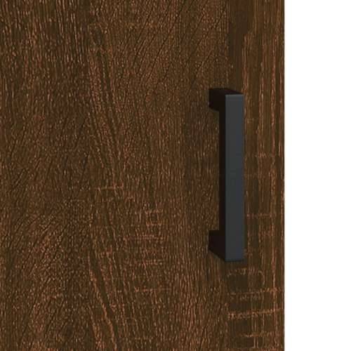 Komoda boja smeđeg hrasta 69,5x34x90 cm od konstruiranog drva - Smeđi hrast 1 Cijena
