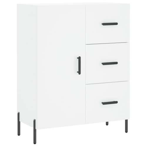 Komoda bijela 69,5x34x90 cm od konstruiranog drva Bijela 1 Cijena