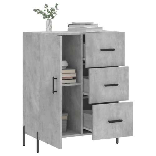 Komoda siva boja betona 69,5x34x90 cm od konstruiranog drva - Beton siva 1 Cijena