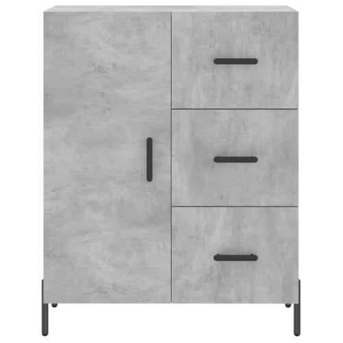 Komoda siva boja betona 69,5x34x90 cm od konstruiranog drva - Beton siva 1 Cijena