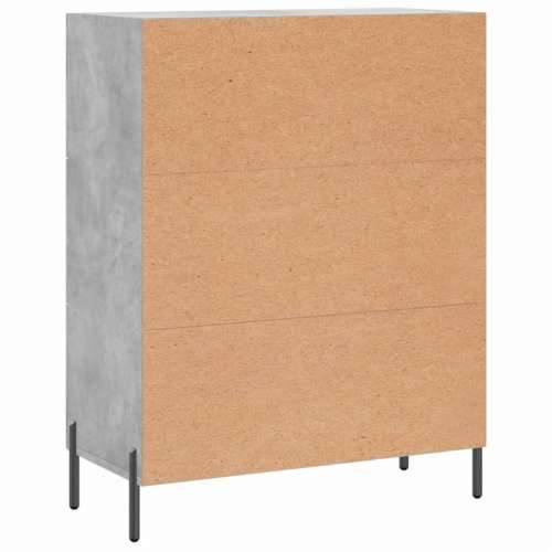Komoda siva boja betona 69,5x34x90 cm od konstruiranog drva - Beton siva 1 Cijena