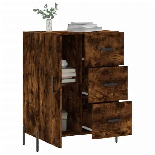 Komoda boja dimljenog hrasta 69,5x34x90 cm konstruirano drvo - Dimljeni hrast 1 Cijena