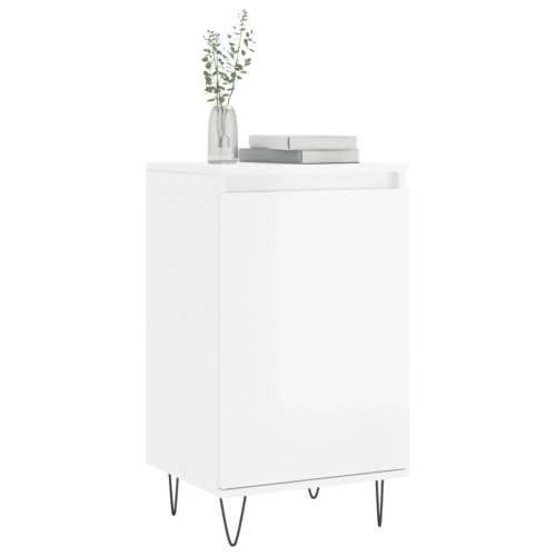 Komode 2 kom sjajne bijele 40 x 35 x 70 cm konstruirano drvo - Visoko sjajno bijela 2 Cijena