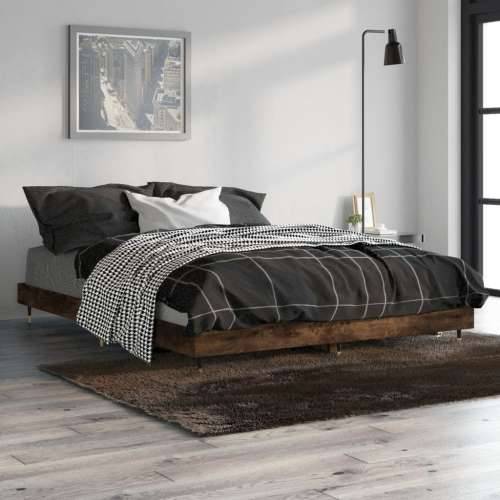 Okvir za krevet boja hrasta 135x190 cm konstruirano drvo