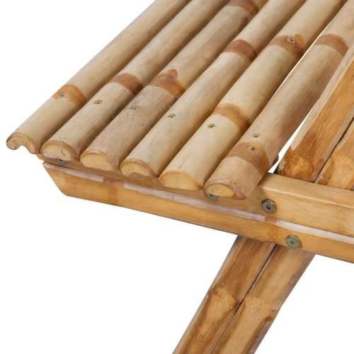 Stol za piknik od bambusa 120 x 120 x 78 cm Cijena