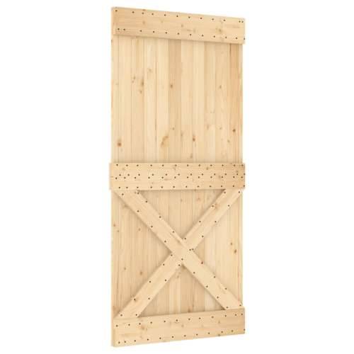 Vrata NARVIK 95 x 210 cm od masivne borovine - Prirodna 95 x 210 cm 1 križni dizajn Cijena