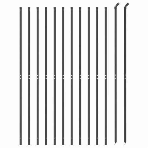 Žičana ograda s prirubnicom antracit 1,6 x 25 m - Antracit 1.6 x 25 m 1 Cijena