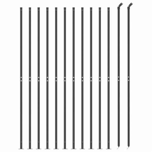 Žičana ograda s prirubnicom antracit 1,8 x 25 m - Antracit 1.8 x 25 m 1 Cijena