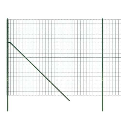 Ograda od žičane mreže zelena 1,6 x 25 m od pocinčanog čelika - Zelena 1.6 x 25 m 1 Cijena