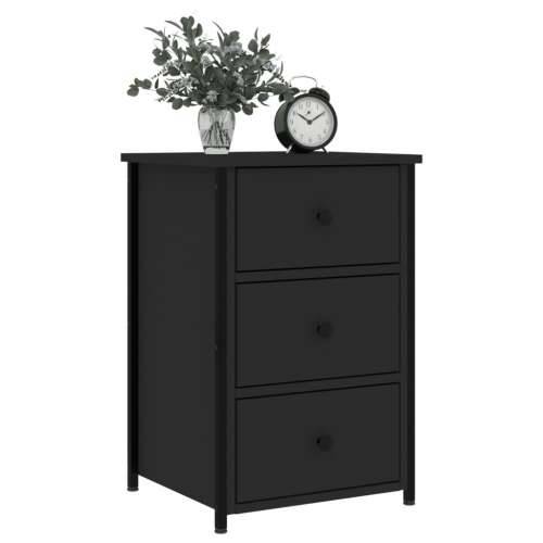 Noćni ormarići 2 kom crni 40 x 36 x 60 cm od konstruiranog drva - Crna 2 Cijena
