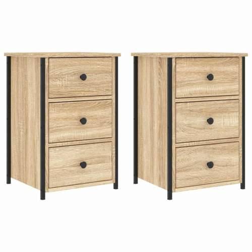 Noćni ormarići 2 kom boja hrasta 40x36x60 cm konstruirano drvo - sonoma hrast 2 Cijena