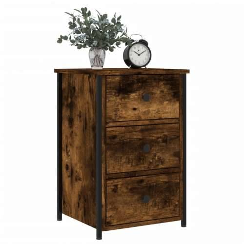 Noćni ormarići 2 kom boja hrasta 40x36x60 cm konstruirano drvo - Dimljeni hrast 2 Cijena
