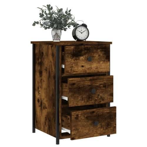 Noćni ormarići 2 kom boja hrasta 40x36x60 cm konstruirano drvo - Dimljeni hrast 2 Cijena