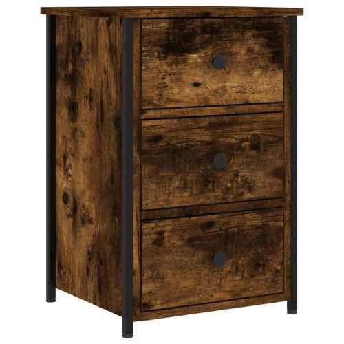 Noćni ormarići 2 kom boja hrasta 40x36x60 cm konstruirano drvo - Dimljeni hrast 2 Cijena