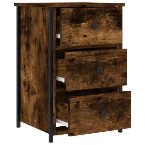Noćni ormarići 2 kom boja hrasta 40x36x60 cm konstruirano drvo - Dimljeni hrast 2 Cijena