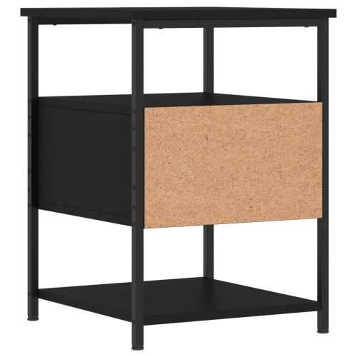 Noćni ormarići 2 kom crni 40 x 42 x 56 cm od konstruiranog drva - Crna 2 Cijena