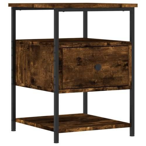 Noćni ormarići 2 kom boja hrasta 40x42x56 cm konstruirano drvo - Dimljeni hrast 2 Cijena