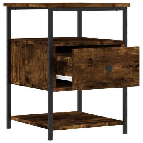 Noćni ormarići 2 kom boja hrasta 40x42x56 cm konstruirano drvo - Dimljeni hrast 2 Cijena
