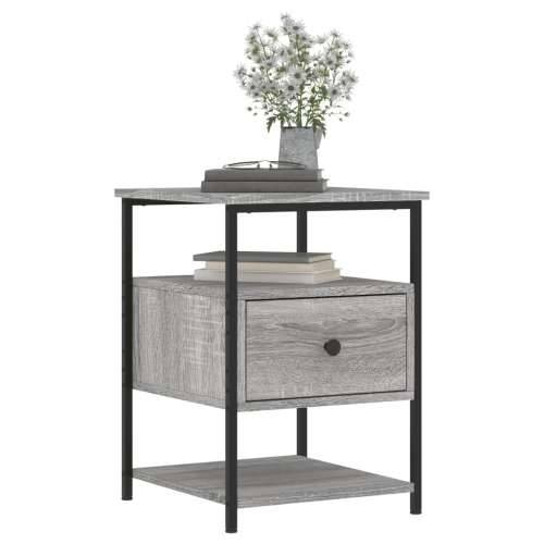 Noćni ormarići 2 kom boja hrasta 40x42x56 cm konstruirano drvo - Sivi hrast sonoma 2 Cijena