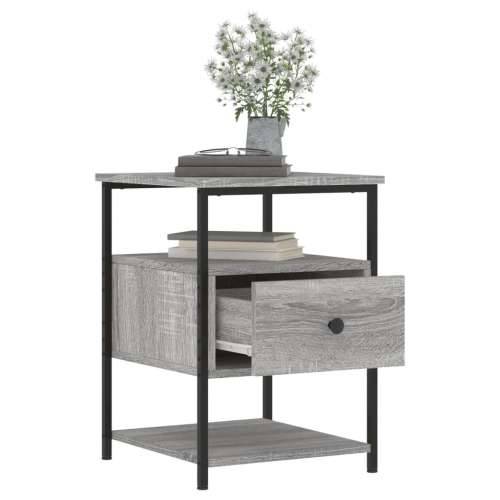 Noćni ormarići 2 kom boja hrasta 40x42x56 cm konstruirano drvo - Sivi hrast sonoma 2 Cijena