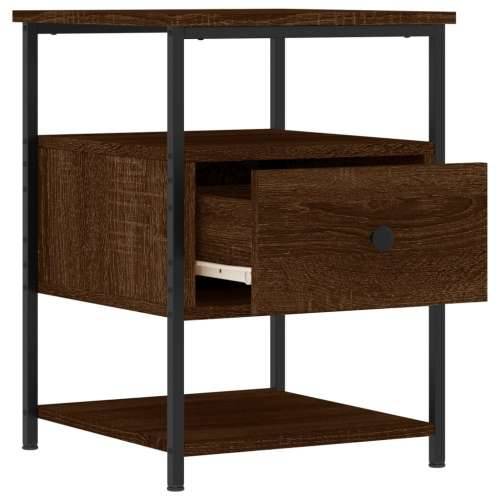 Noćni ormarići 2 kom boja hrasta 40x42x56 cm konstruirano drvo - Smeđi hrast 2 Cijena