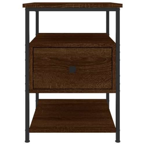 Noćni ormarići 2 kom boja hrasta 40x42x56 cm konstruirano drvo - Smeđi hrast 2 Cijena