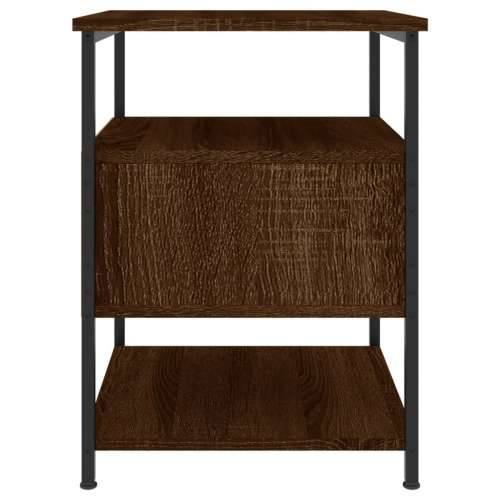 Noćni ormarići 2 kom boja hrasta 40x42x56 cm konstruirano drvo - Smeđi hrast 2 Cijena