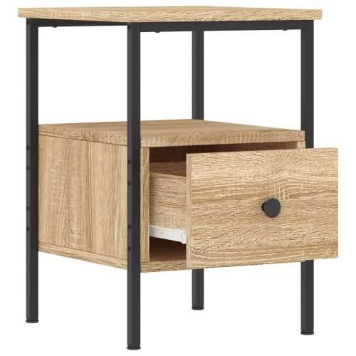 Noćni ormarići 2 kom boja hrasta 34x36x50 cm konstruirano drvo - sonoma hrast 2 Cijena