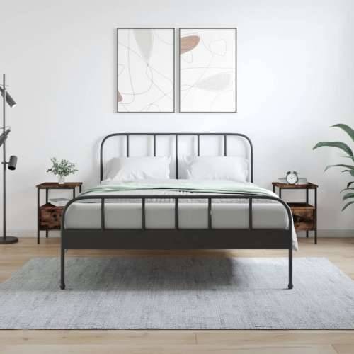 Noćni ormarići 2 kom boja hrasta 34x36x50 cm konstruirano drvo - Dimljeni hrast 2 Cijena