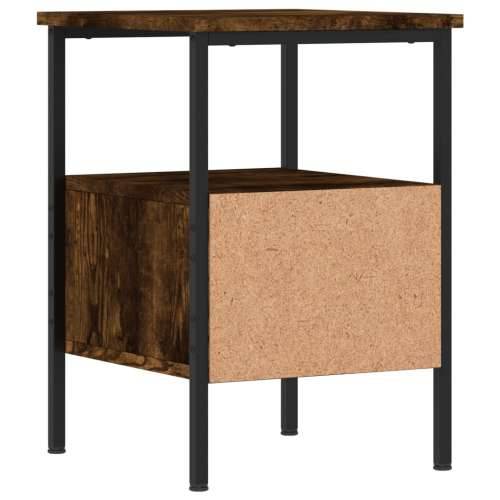 Noćni ormarići 2 kom boja hrasta 34x36x50 cm konstruirano drvo - Dimljeni hrast 2 Cijena