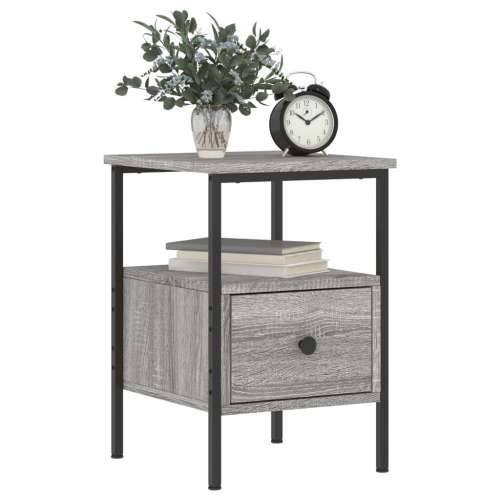 Noćni ormarići 2 kom boja hrasta 34x36x50 cm konstruirano drvo - Sivi hrast sonoma 2 Cijena
