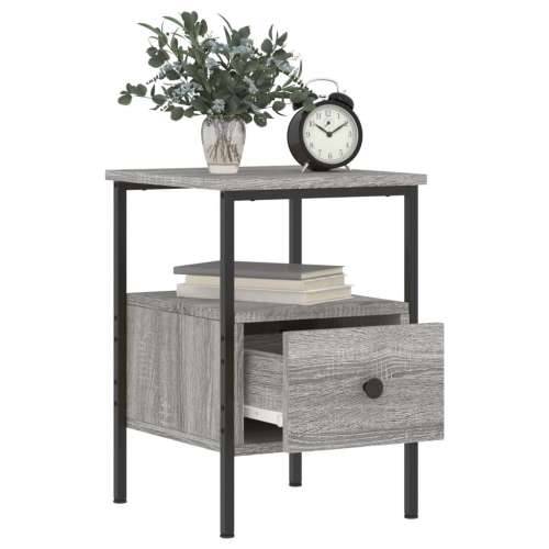 Noćni ormarići 2 kom boja hrasta 34x36x50 cm konstruirano drvo - Sivi hrast sonoma 2 Cijena