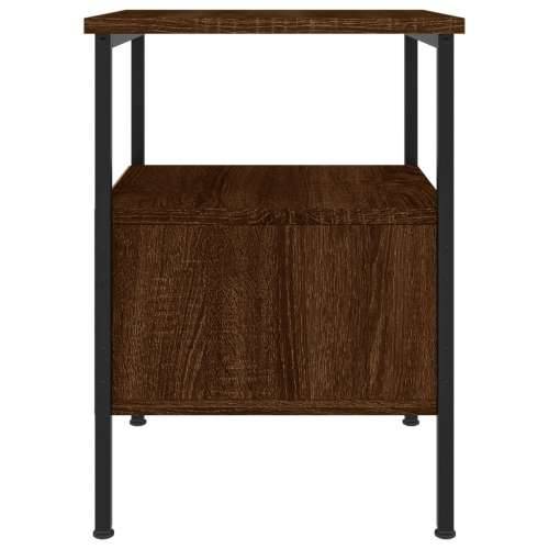 Noćni ormarići 2 kom boja hrasta 34x36x50 cm konstruirano drvo - Smeđi hrast 2 Cijena