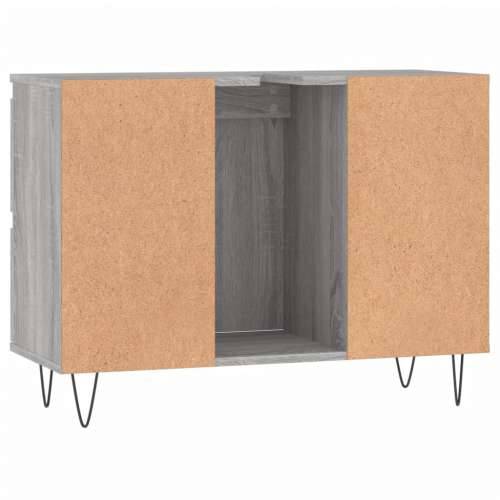 Kupaonski ormarić siva boja hrasta 80 x 33 x 60 cm drveni - Sivi hrast sonoma 1 Cijena