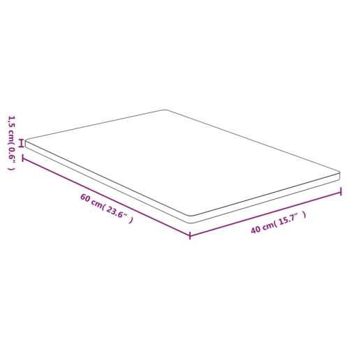 Stolna ploča 40 x 60 x 1,5 cm od bambusa - 40 x 60 x 1.5 cm 1 Cijena