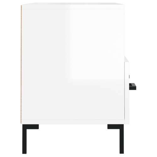 TV ormarić sjajni bijeli 80 x 36 x 50 cm od konstruiranog drva - Visoko sjajno bijela 1 Cijena