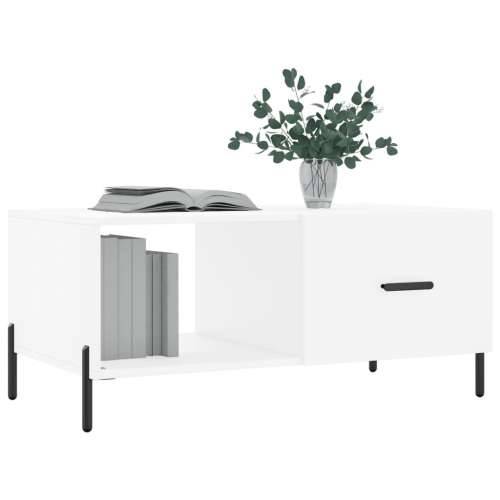 Stolić za kavu bijeli 90 x 50 x 40 cm od konstruiranog drva - Bijela 1 Cijena