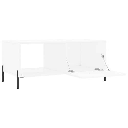 Stolić za kavu bijeli 90 x 50 x 40 cm od konstruiranog drva - Bijela 1 Cijena