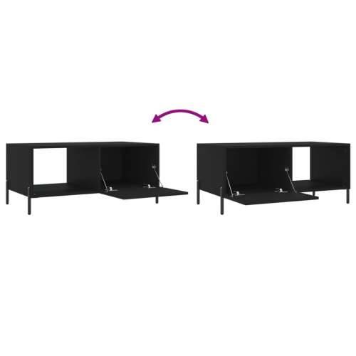 Stolić za kavu crni 90x50x40 cm od konstruiranog drva - Crna 1 Cijena