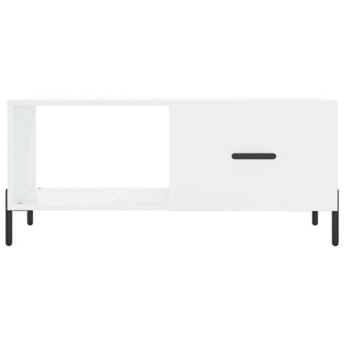 Stolić za kavu sjajni bijeli 90 x 50 x 40 cm konstruirano drvo - Visoko sjajno bijela 1 Cijena